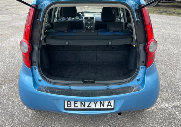 Opel Agila cena 18450 przebieg: 118000, rok produkcji 2011 z Tarczyn małe 379